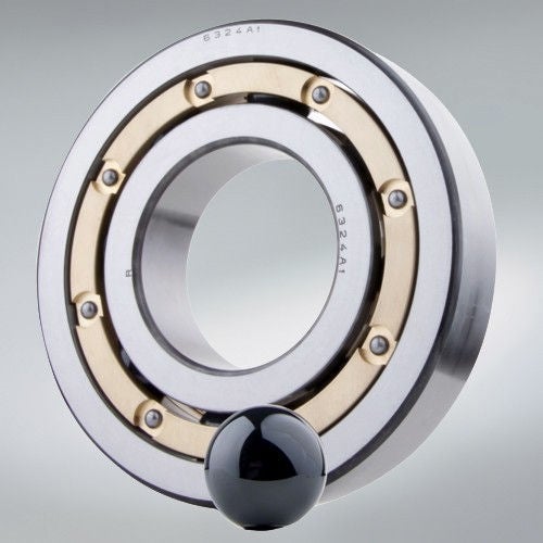 Deep Groove Ball Bearing, Hybrid, Brass Cage DGBB