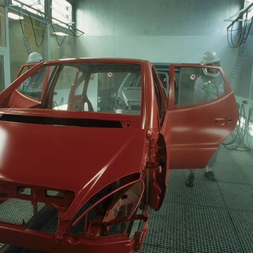 Automotive production, Painting, car body Automotive production, Painting, car body