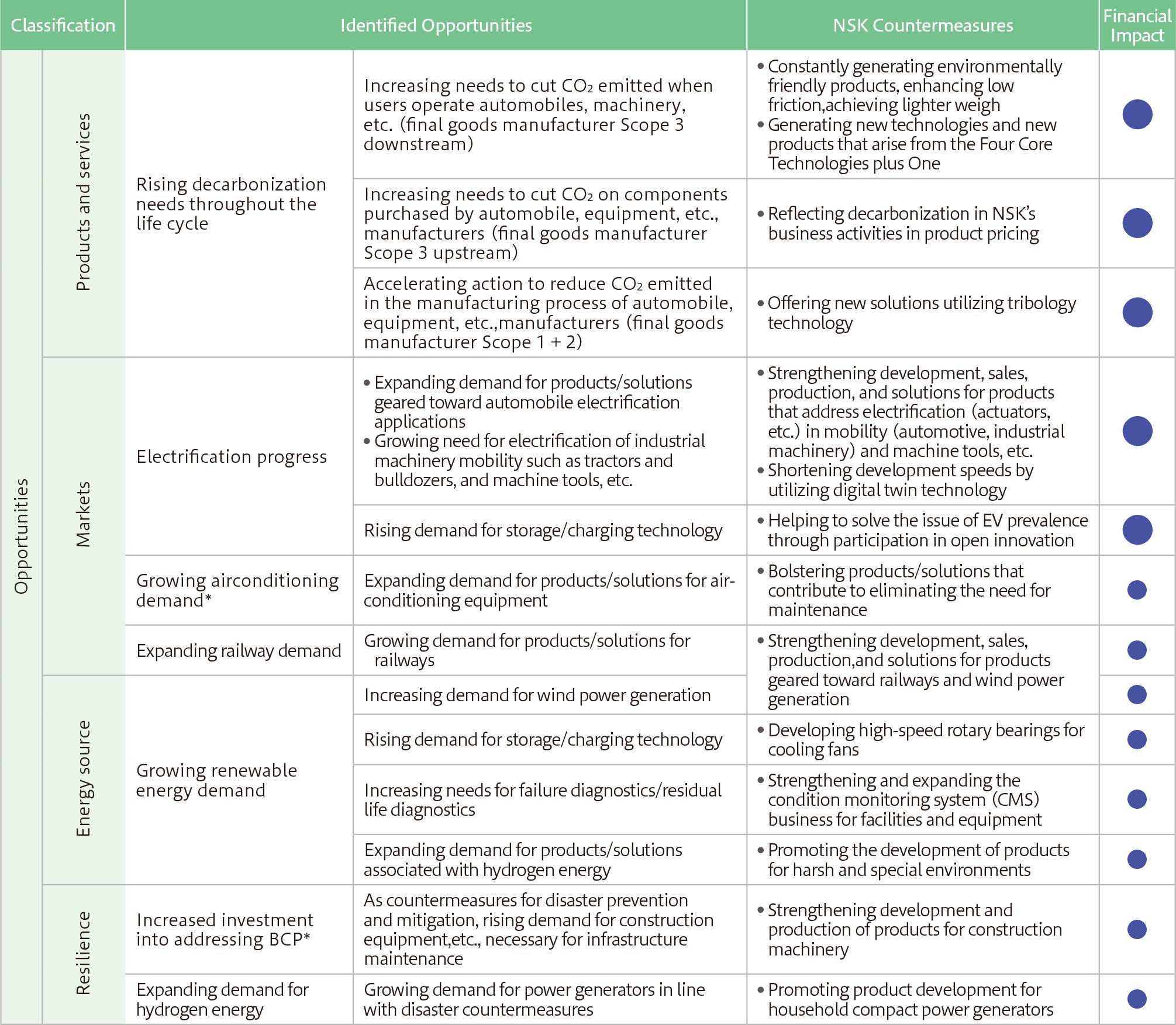 Medium to Long-Term Future Opportunities