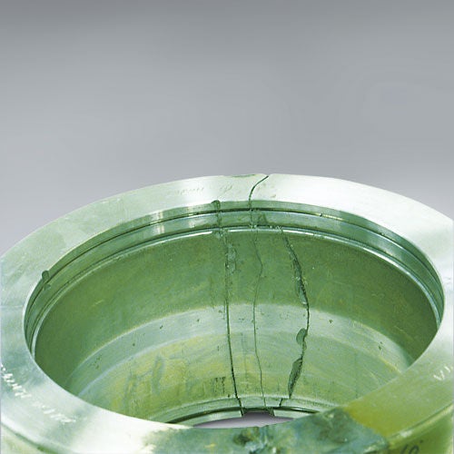 Troubleshooting, Cylindrical Roller Bearing, Cracks, Outer-Ring Troubleshooting, Cylindrical Roller Bearing, Cracks, Outer-Ring