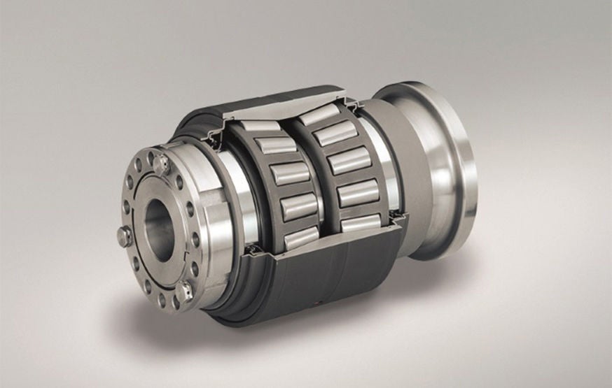Tapered Roller Bearing, double-row, Railway, pressed steel cage, open TRB