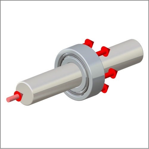 Deep Groove Ball Bearing, Sketch Thrust Force, Drawing Deep Groove Ball Bearing, Sketch Thrust Force, Drawing