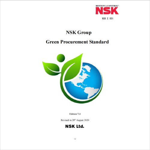 Green Procurement Standard - NSK Group