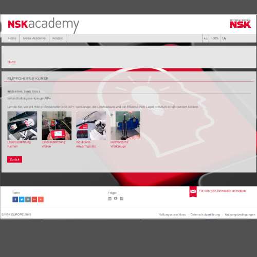 Tutorials der NSK academy 