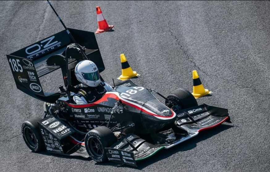 NSK Italy was among the partner sponsors of the Race Up team of the University of Padua at the XVIII edition of Formula SAE. Photo: University of Padua