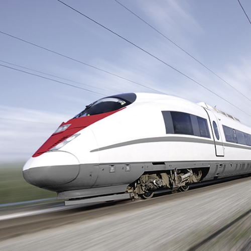 NSK produziert Wälzlager für Züge. Wälzlager für Hochgeschwindigkeitszüge. 