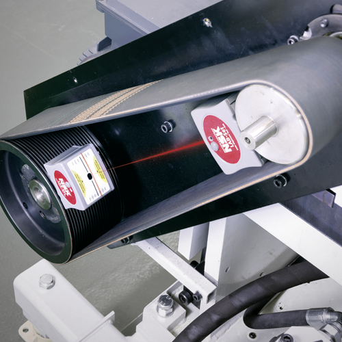 NSK's Lasermesssystem für die Ausrichtung von Riemenantrieben