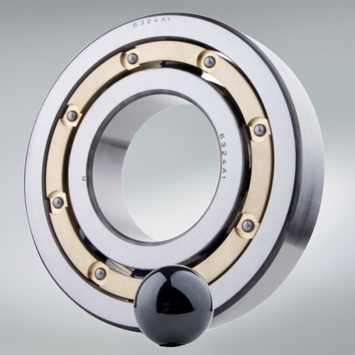 Deep Groove Ball Bearing, Hybrid, Brass Cage DGBB