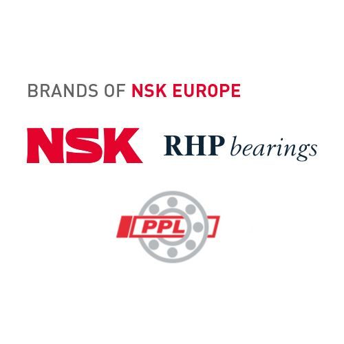 Logo NSK Brands, NSK, RHP, PPL on White Background